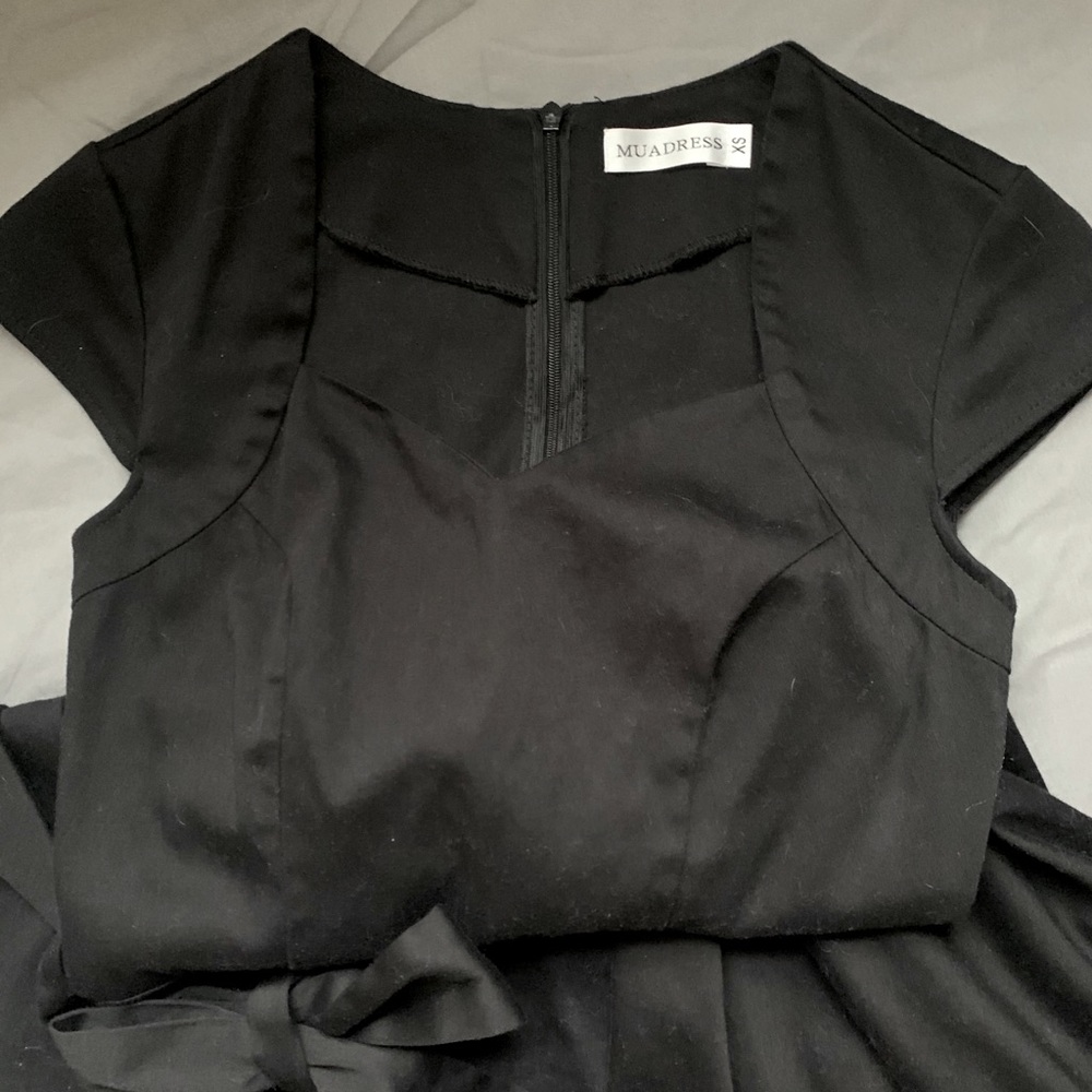 *3/$20 bundle* black pinup style dress sz xs